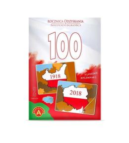 Piaskowe Malowanki 100 rocznica Odzyskania Niepodległości Mapa RP 2023