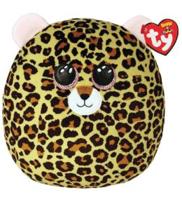 Maskotka poduszka TY Squish a Boos 22cm - lampart Livvie