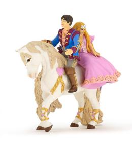 Zestaw figurek Papo - książę i księżniczka na koniu