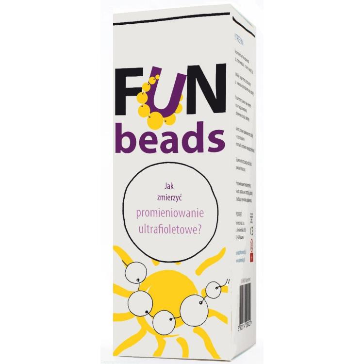 Mini eksperyment FUNUNIVERSITY FUN BEADS – koraliki UV do pomiaru promieniowania