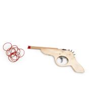 BS Toys drewniany pistolet na gumki z celami BS Toys drewniany pistolet na gumki z celami