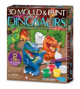 Odlewy gipsowe 3D 4M - Dinozaury
