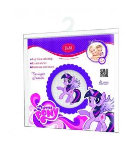 Haft krzyżykowy dla dzieci kucyk Pony Twilight Sparcle