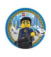 Talerzyki papierowe Procos 23cm/8szt - LEGO City
