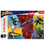 Puzzle Trefl Spider-Man Do góry nogami 100el.
