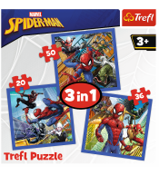 Puzzle 3w1 Trefl Spider-Man Pajęcza Siła