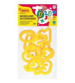 Foremki do plasteliny JOVI - Cyferki (12 szt.)