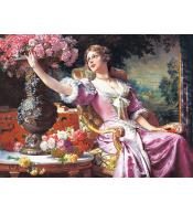 Puzzle Castorland Golden Collection 3000 el. - Lady in the Purple Dress, W. Czachórski