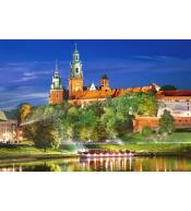 Puzzle Castorland 1000 el. - Wawel Castle by Night, Poland