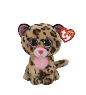 Beanie Boos Livvie - Leopard brązowo-różowy 15cm Ty