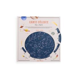 Mapa nieba Carte Celeste Sky Chart Moulin Roty