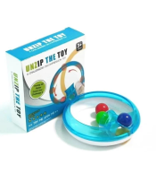 Zabawka zręcznościowa Unzip The Toy Marble Spinner - Niebieski