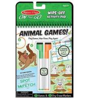 Zestaw zmazywalnych gier Melissa & Doug - Animal Games!