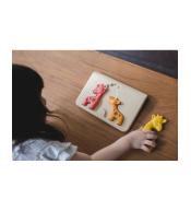 Puzzle drewniane Plan Toys - Żyrafy