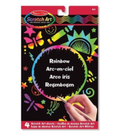 Wydrapywanka Melissa & Doug Scratch Art - Tęczowa