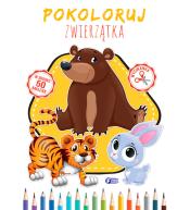 Pokoloruj Zwierzątka + 50 naklejek
