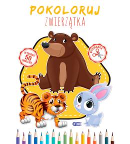 Pokoloruj Zwierzątka + 50 naklejek Pokoloruj Zwierzątka + 50 naklejek