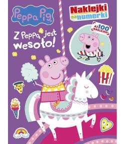 Książka Z Peppą jest wesoło! Naklejki na numerki. Świnka Peppa