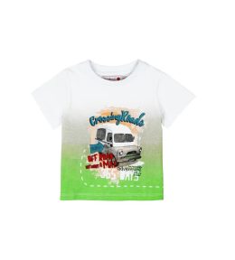 T-shirt koszulka Boboli nadruk samochód 12m/80 cm