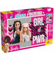 Puzzle Barbie brokatowe glitter 60 el.