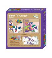 Kredki klocki Avenir - Blocks 'N' Crayons Kosmos