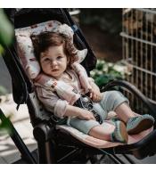 Wkładka do wózka La Millou Thick Stroller Pad - Yoga Candy Sloths Audrey Mint