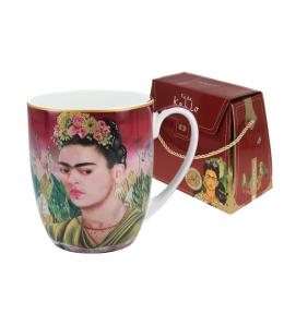 Kubek Carmani Camio - Frida Kahlo, Autoportret z kwiatami