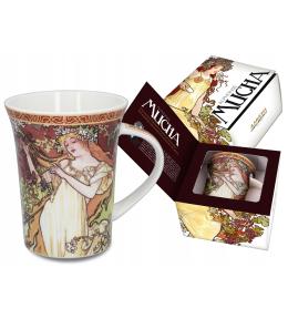 Kubek Carmani - Alfons Mucha, Cztery Pory Roku, Lato