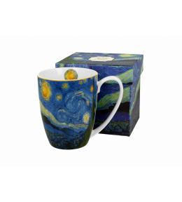 Kubek porcelanowy classic Duo - Vincent Van Gogh, Gwiazdzista noc