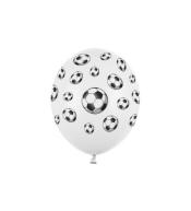 Balony Piłki Pastel White 30 cm 6 szt. - PartyDeco