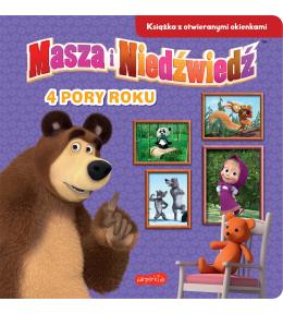 Masza i Niedźwiedź. 4 pory roku - Książka z otwieranymi okienkami Masza i Niedźwiedź. 4 pory roku - Książka z otwieranymi okienkami