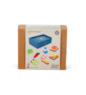 Drewniany Lunch box do zabawy, petrol, Mamamemo