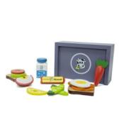 Drewniany Lunch box do zabawy, plum Mamamemo