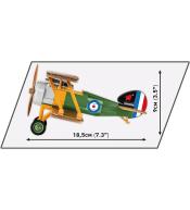 Klocki COBI Historical Collection Great War - myśliwiec Sopwith Camel F.1 ---uszkodzone opakowanie--- Klocki COBI Historical Collection Great War - myśliwiec Sopwith Camel F.1 ---uszkodzone opakowanie---