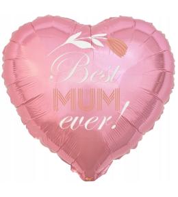 Balon foliowy Best Mum Ever, dla mamy Balon foliowy Best Mum Ever, dla mamy