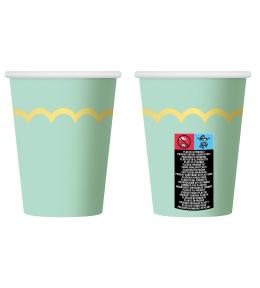 Kubeczki papierowe GoDan 266ml/6szt - Miętowe Kubeczki papierowe GoDan 266ml/6szt - Miętowe