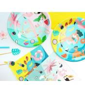 Talerzyki papierowe GoDan 18cm/6szt - Summer, Let's Party (surfing) Talerzyki papierowe GoDan 18cm/6szt - Summer, Let's Party (surfing)