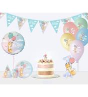 Czapeczki urodzinowe GoDan 6szt - Happy Birthday, Lisek Czapeczki urodzinowe GoDan 6szt - Happy Birthday, Lisek
