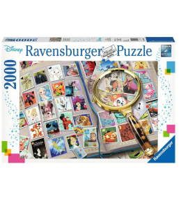 Puzzle Ravensburger 2000 el. - Kolekcja znaczków pocztowych ---uszkodzone opakowanie--- Puzzle Ravensburger 2000 el. - Kolekcja znaczków pocztowych ---uszkodzone opakowanie---