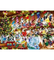 Puzzle Ravensburger Disney 1000 el. - W Święta ---uszkodzone opakowanie--- Puzzle Ravensburger Disney 1000 el. - W Święta ---uszkodzone opakowanie---