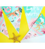 Girlanda papierowa GoDan 2,7m - Summer, Let's party (surfing) Girlanda papierowa GoDan 2,7m - Summer, Let's party (surfing)