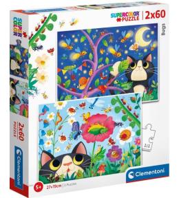 Puzzle Clementoni Supercolor 2x60 el. - Bugs - po zwrocie