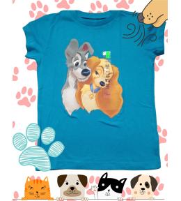 Disney Zakochany Kundel – Koszulka Dziewczęca 7–8 lat | 100% Bawełna Disney Zakochany Kundel – Koszulka Dziewczęca 7–8 lat | 100% Bawełna