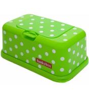 Pojemnik na mokre chusteczki Funkybox - Lime Green Dots
