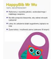 Śliniak OOPS Happy Bib Mr. Woo | Wodoodporny neoprenowy | Od 0+ miesięcy Śliniak OOPS Happy Bib Mr. Woo | Wodoodporny neoprenowy | Od 0+ miesięcy