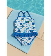 Boboli Aqua – Kostium kąpielowy dziewczęcy w rybki - 98cm/3l Boboli Aqua – Kostium kąpielowy dziewczęcy w rybki - 98cm/3l