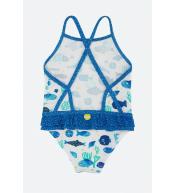 Boboli Aqua – Kostium kąpielowy dziewczęcy w rybki - 98cm/3l Boboli Aqua – Kostium kąpielowy dziewczęcy w rybki - 98cm/3l