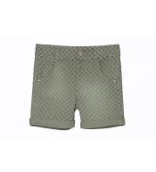 Bermudy Boboli szare z nadrukiem dla chłopca 18m/86cm