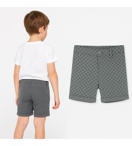 Bermudy Boboli szare z nadrukiem dla chłopca 18m/86cm
