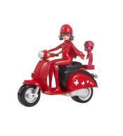 Figurka pojazd Miraculous, Biedronka i Czarny Kot - Skuter Biedronki, Bandai